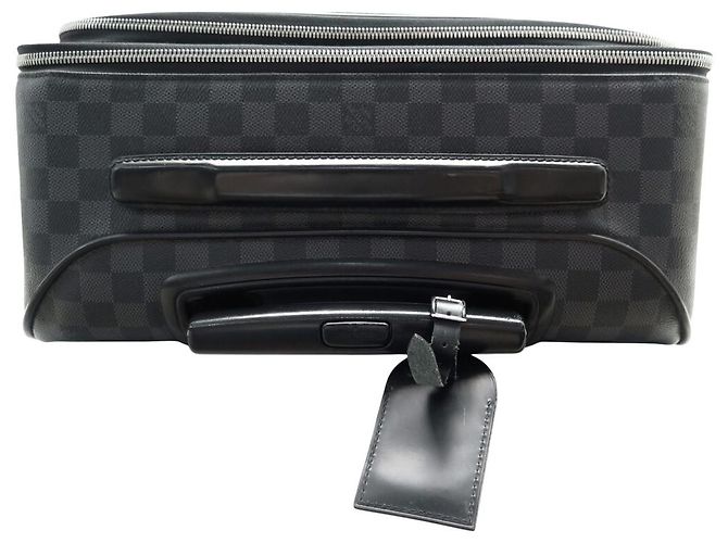 VALIGIA LOUIS VUITTON PEGASE 55 TOILE DAMIER GRAPHITE DA CABINA Grigio antracite - vista 5