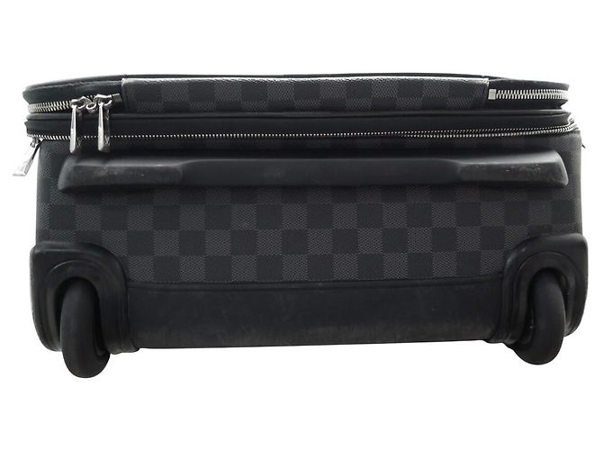 VALIGIA LOUIS VUITTON PEGASE 55 TOILE DAMIER GRAPHITE DA CABINA Grigio antracite - vista 6