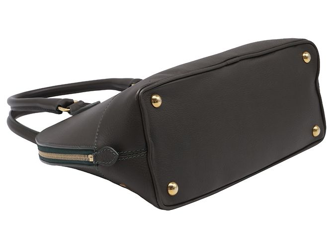 Borsa a mano con zip in pelle oliva Etro Verde Verde oliva - vista 6