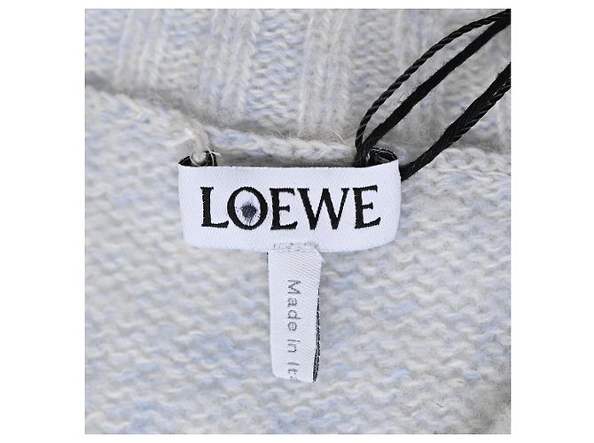 Pull brodé Loewe + Suna Fujita en laine blanche - vue 4