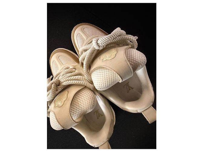Sneakers Louis Vuitton LV SKATE Beige - vista 5