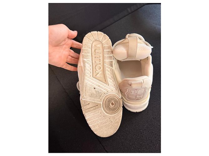 Sneakers Louis Vuitton LV SKATE Beige - vista 6