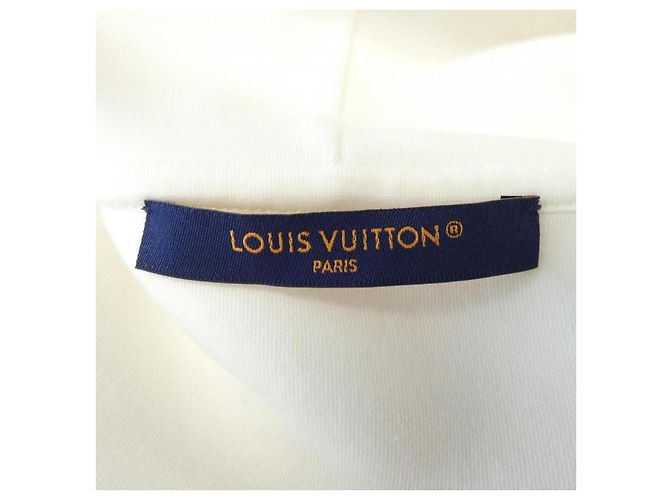 Sudadera de jersey bordada Louis Vuitton Blanco - vista 4