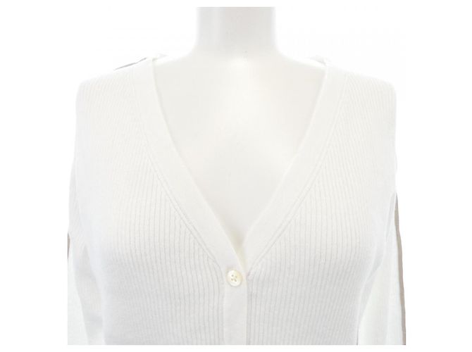Autre Marque Die Newhouse Strickjacke Weiß - Ansicht 5