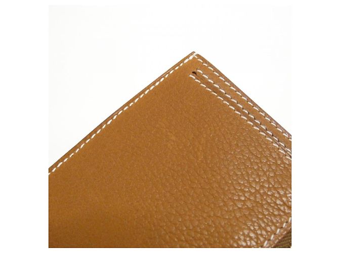 Béarn Hermès Bearn Compact BARENIA FAUBOURG Geldbörse Braun - Ansicht 8