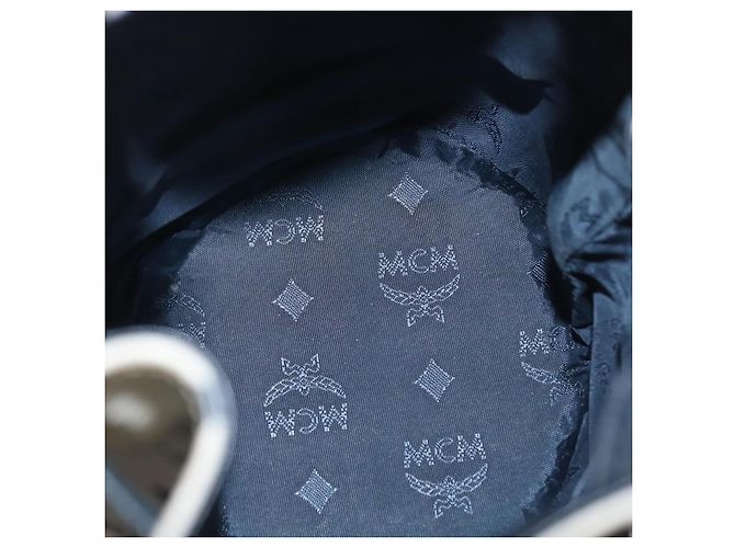 Borsa a Spalla in Pelle MCM con Coulisse Bianco - vista 5