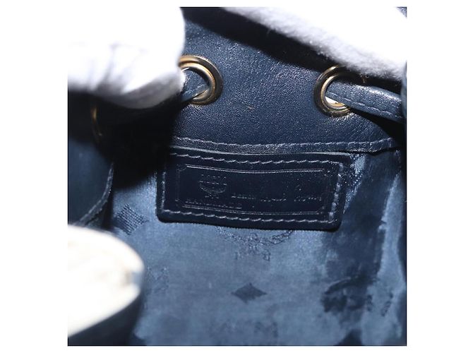 Borsa a Spalla in Pelle MCM con Coulisse Bianco - vista 7