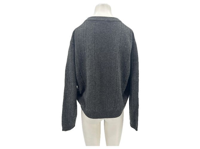 Autre Marque Maglione in lana grigio ALMINA CONCEPT - vista 2