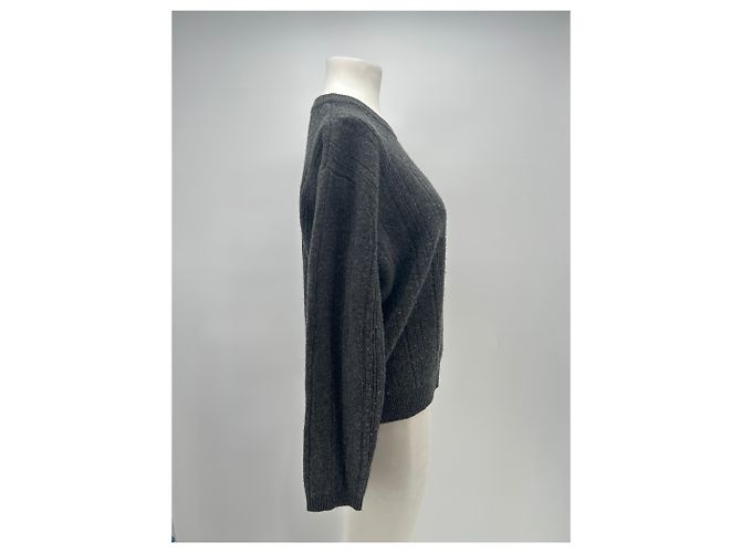 Autre Marque Maglione in lana grigio ALMINA CONCEPT - vista 3