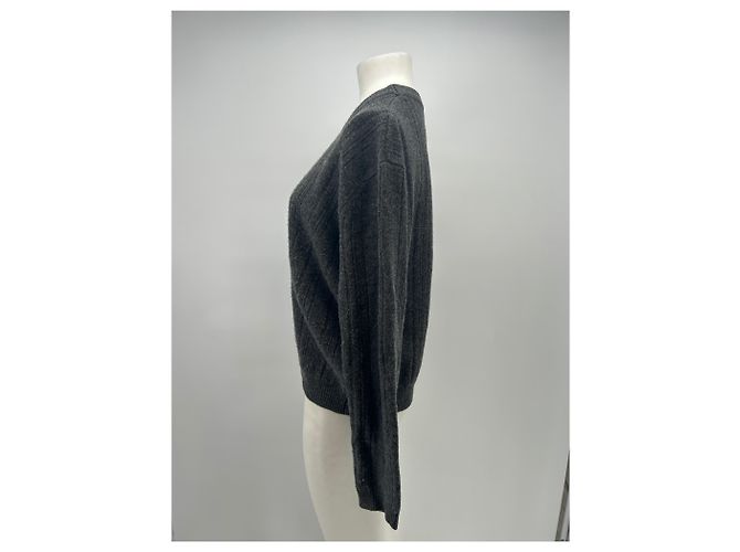 Autre Marque Maglione in lana grigio ALMINA CONCEPT - vista 4