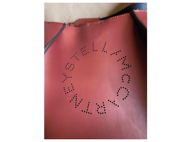 Stella Mc Cartney Borsa Stella McCartney marrone in poliuretano - vista 7