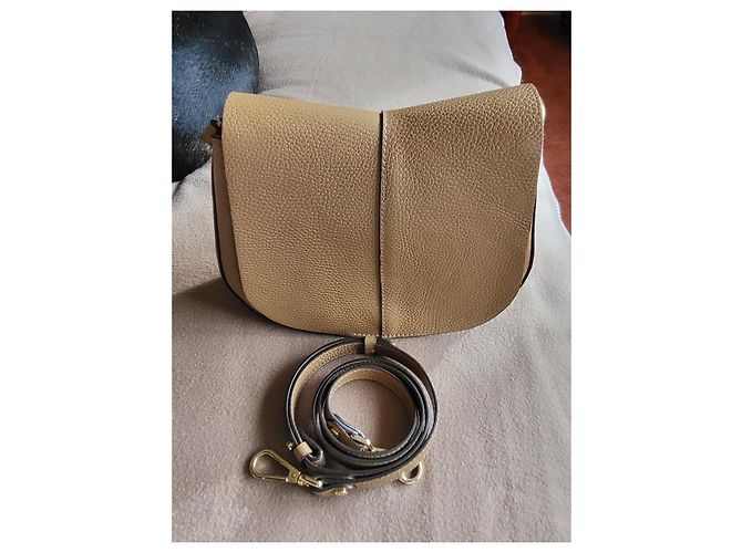 Bolso de mano Gianni Chiarini Helena Round de cuero marrón Castaño - vista 10