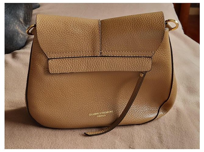 Bolso de mano Gianni Chiarini Helena Round de cuero marrón Castaño - vista 2