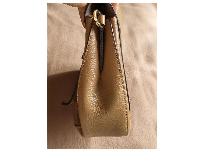 Bolso de mano Gianni Chiarini Helena Round de cuero marrón Castaño - vista 3