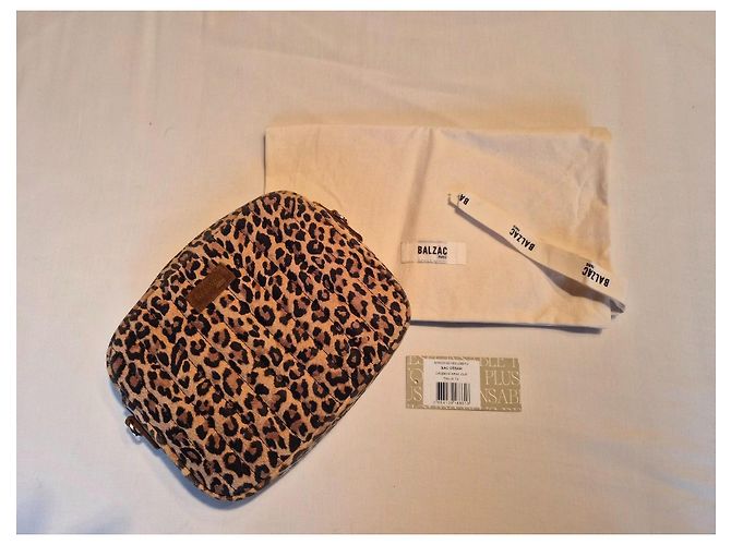 Borsa a mano Balzac Paris César Leopardata in Pelle Stampa leopardo - vista 10