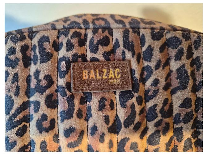 Borsa a mano Balzac Paris César Leopardata in Pelle Stampa leopardo - vista 12