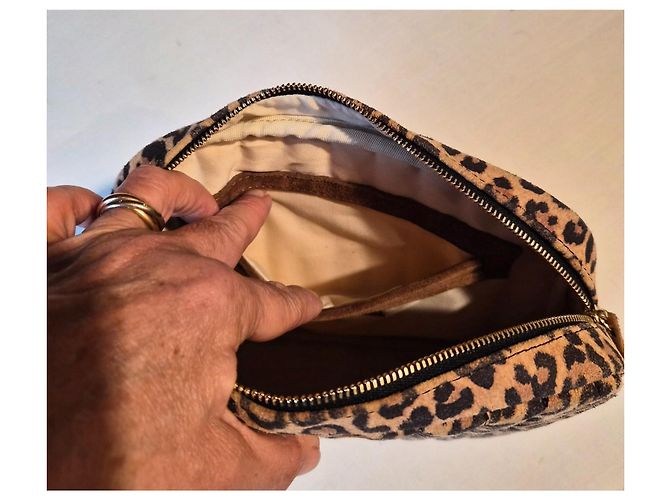 Borsa a mano Balzac Paris César Leopardata in Pelle Stampa leopardo - vista 5