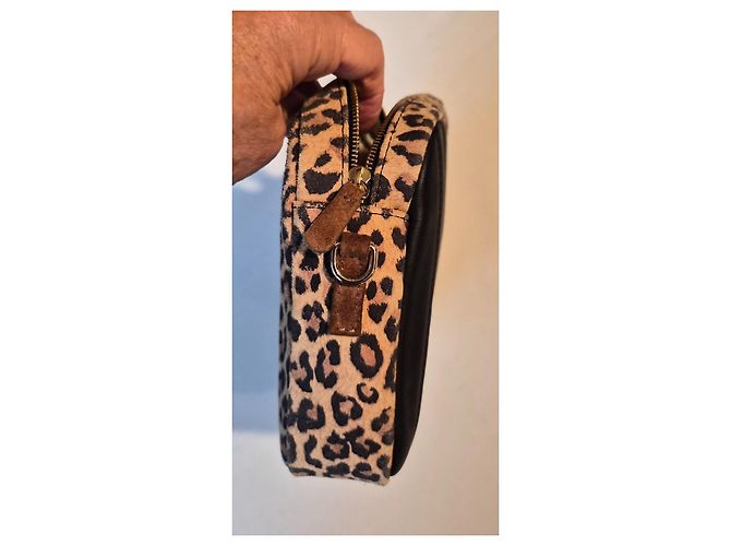 Borsa a mano Balzac Paris César Leopardata in Pelle Stampa leopardo - vista 7