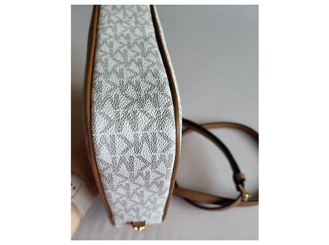 Michael Kors Jet Set Bolso de Lona Recubierta Marrón - vista 6