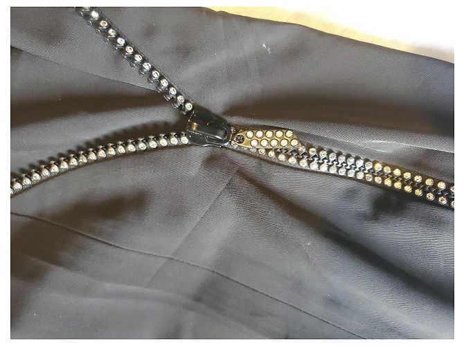 Autre Marque Calça preta da Faust Couture adornada com strass Preto - vista 4