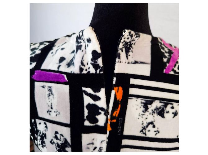 Vestido Iceberg History con estampado de cachorros dálmatas Blanco Multicolor - vista 7