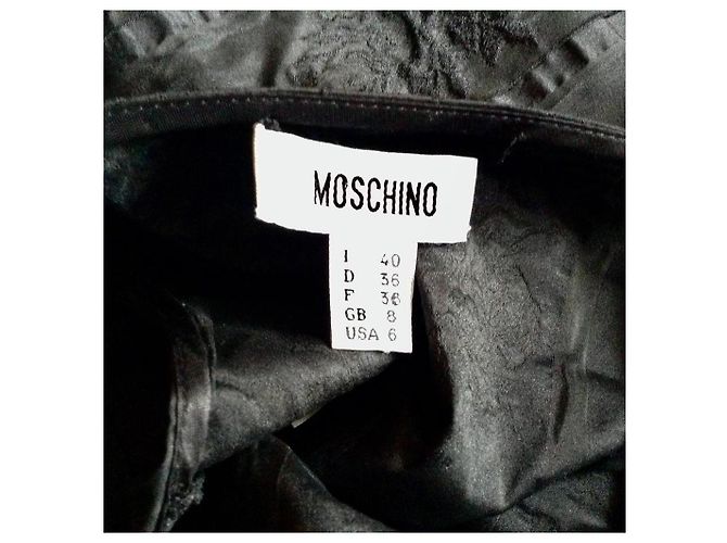 Abito nero vintage Moschino Squisito Raro - vista 2