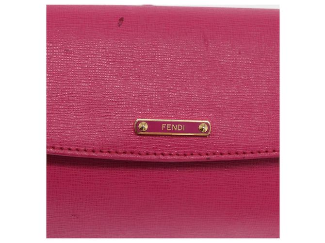 Borsa a Spalla FENDI in Pelle 2way Rosa Oro Auth ka2012 D'oro - vista 18