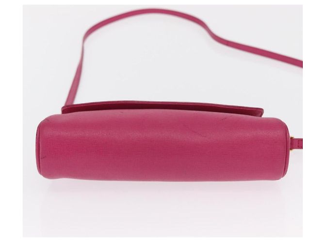 Borsa a Spalla FENDI in Pelle 2way Rosa Oro Auth ka2012 D'oro - vista 6