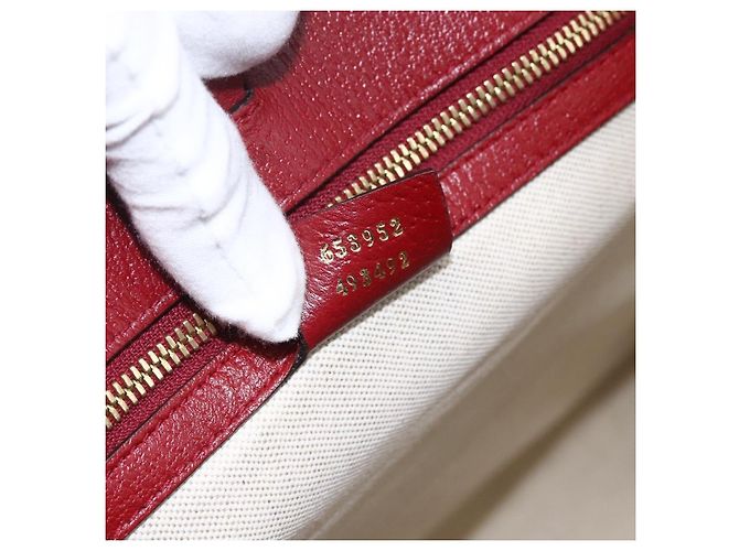 GUCCI GUCCI �~ Borsa Micro GG Supreme Doraemon PVC 2way Beige 653952 Auth 149861SM D'oro - vista 11