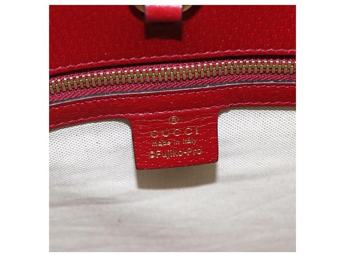 GUCCI GUCCI �~ Borsa Micro GG Supreme Doraemon PVC 2way Beige 653952 Auth 149861SM D'oro - vista 19