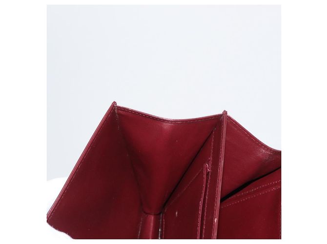 Borsa a mano in pelle bordeaux Gucci oro Auth ep13170 D'oro Bordò - vista 19