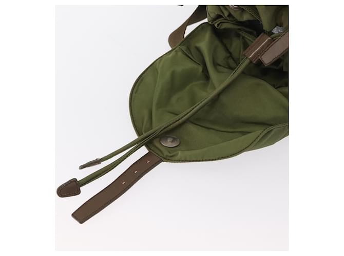 PRADA Rucksack aus Nylon grün silber authentisch 166315 - Ansicht 10