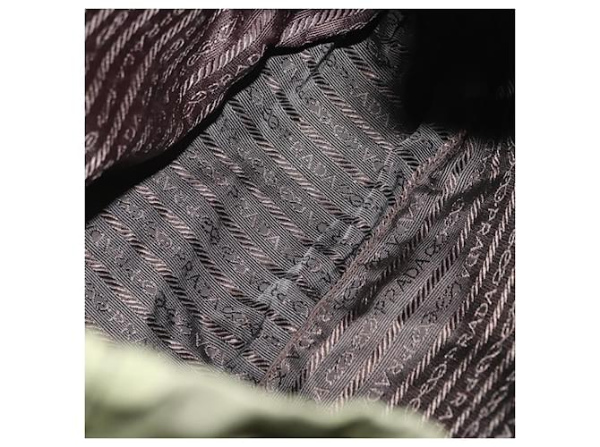 PRADA Rucksack aus Nylon grün silber authentisch 166315 - Ansicht 11