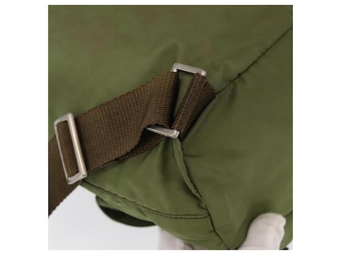 PRADA Rucksack aus Nylon grün silber authentisch 166315 - Ansicht 18
