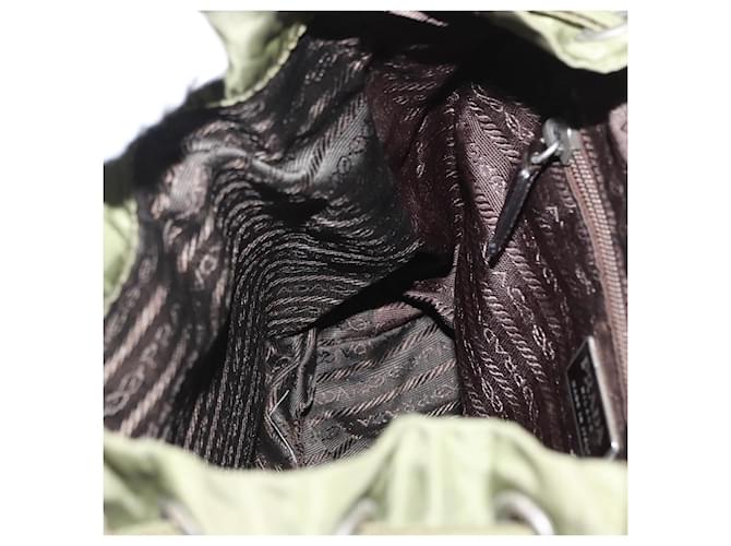PRADA Rucksack aus Nylon grün silber authentisch 166315 - Ansicht 22