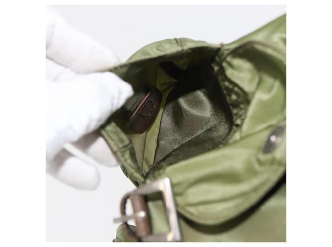 PRADA Rucksack aus Nylon grün silber authentisch 166315 - Ansicht 25