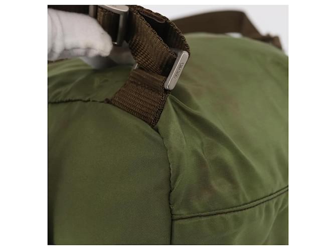 PRADA Rucksack aus Nylon grün silber authentisch 166315 - Ansicht 9