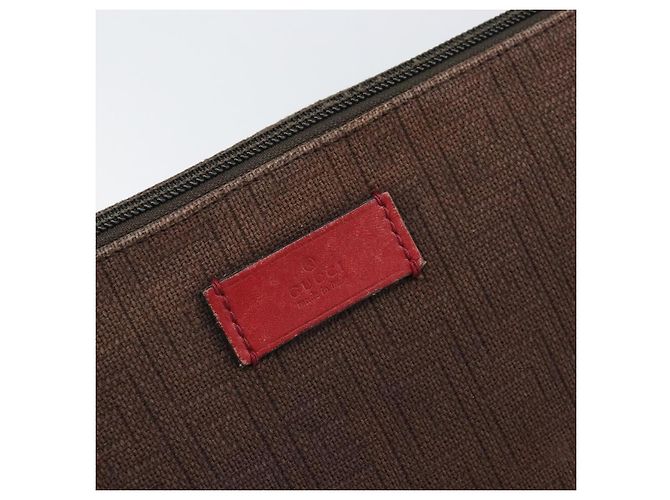 GUCCI Borsa a Spalla Guccissima Tela Marrone Argento 257301 Auth 170311 - vista 17