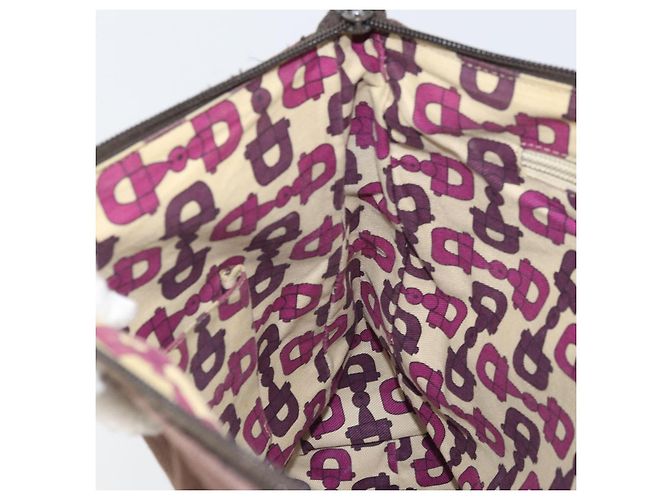 GUCCI Borsa a Spalla Guccissima Tela Marrone Argento 257301 Auth 170311 - vista 20