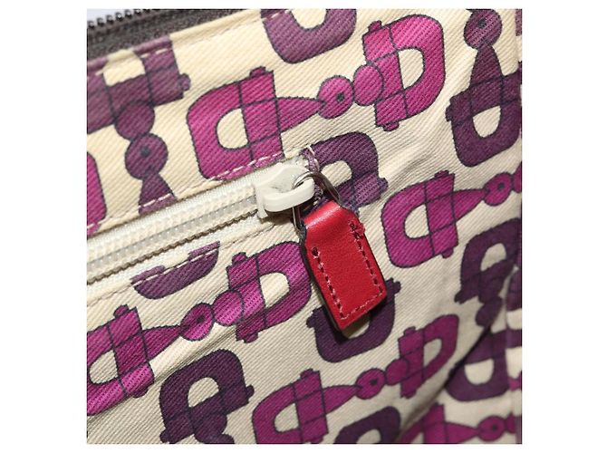 GUCCI Borsa a Spalla Guccissima Tela Marrone Argento 257301 Auth 170311 - vista 21