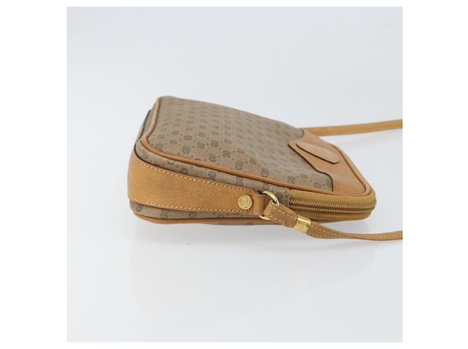Gucci Borsa a Spalla Micro GG Supreme PVC Beige Oro 007 123 0428 Auth BA10077 D'oro - vista 3