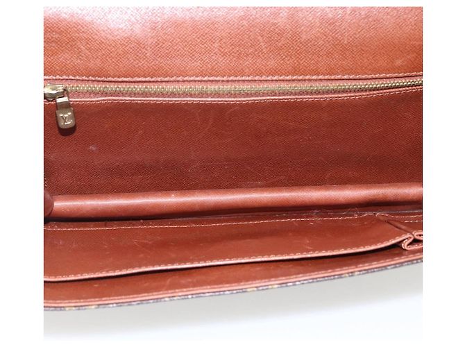 LOUIS VUITTON Pochette Damier Monogram GM Borsa Clutch M51810 LV Auth ka2206 Monogramma - vista 10