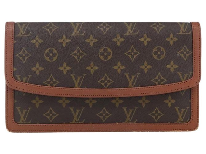 LOUIS VUITTON Pochette Damier Monogram GM Borsa Clutch M51810 LV Auth ka2206 Monogramma - vista 13