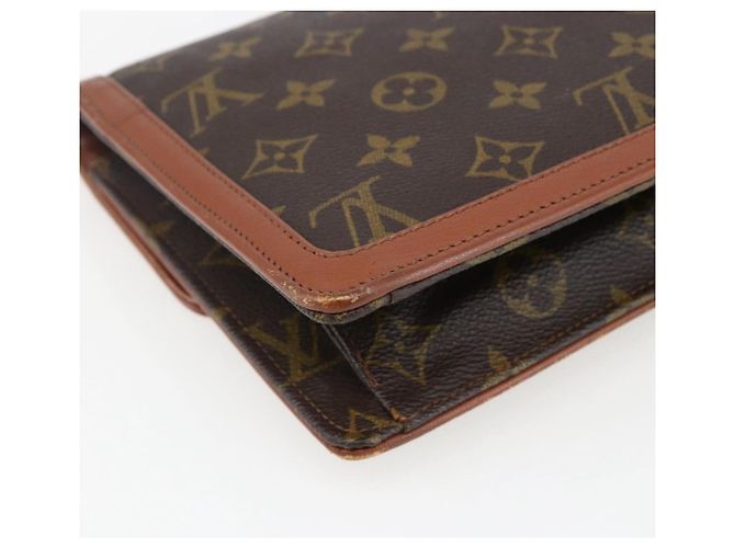 LOUIS VUITTON Pochette Damier Monogram GM Borsa Clutch M51810 LV Auth ka2206 Monogramma - vista 15