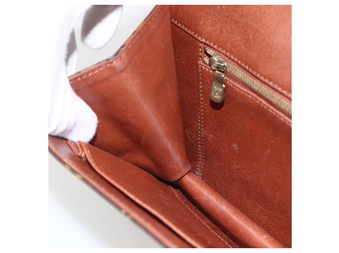 LOUIS VUITTON Pochette Damier Monogram GM Borsa Clutch M51810 LV Auth ka2206 Monogramma - vista 17