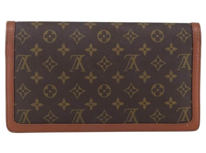 LOUIS VUITTON Pochette Damier Monogram GM Borsa Clutch M51810 LV Auth ka2206 Monogramma - vista 2