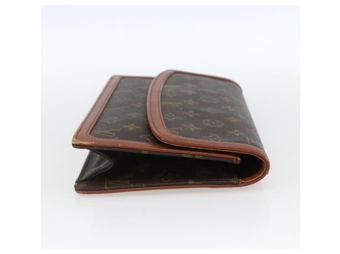 LOUIS VUITTON Pochette Damier Monogram GM Borsa Clutch M51810 LV Auth ka2206 Monogramma - vista 4