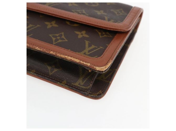 LOUIS VUITTON Pochette Damier Monogram GM Borsa Clutch M51810 LV Auth ka2206 Monogramma - vista 7