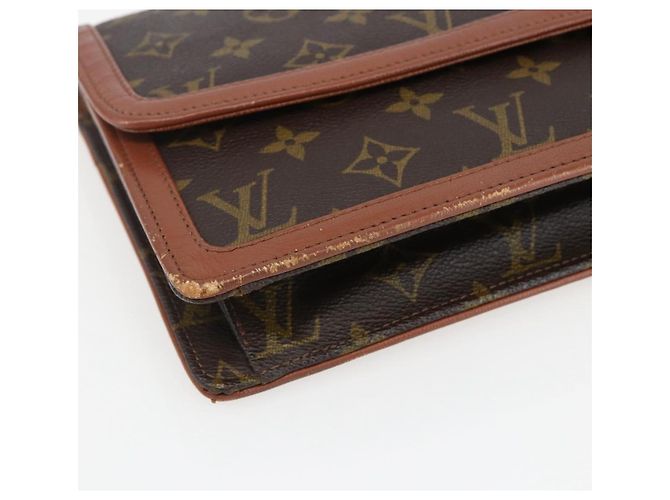 LOUIS VUITTON Pochette Damier Monogram GM Borsa Clutch M51810 LV Auth ka2206 Monogramma - vista 8