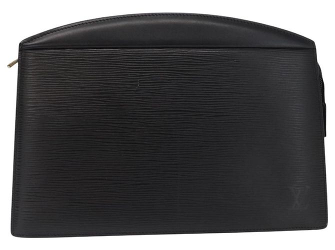 LOUIS VUITTON Epi Trousse Crete Pouch Black M48402 LV Auth 170190 - view 13